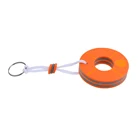 1 шт. плавающий брелок для ключей, брелок для ключей, в форме буя, оранжевый