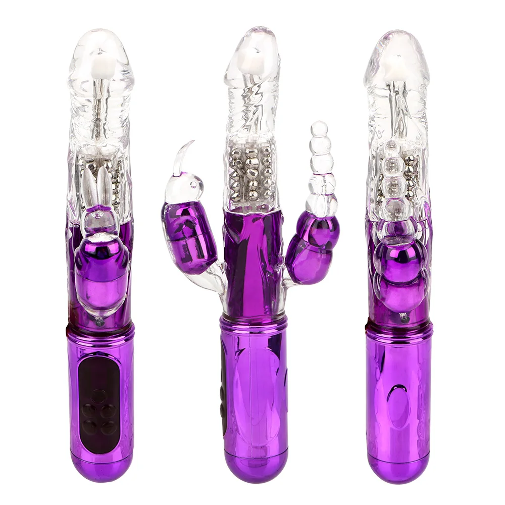 IKOKY Переводные бусины AV стержень Стимуляция клитора кролик вибратор вращение на