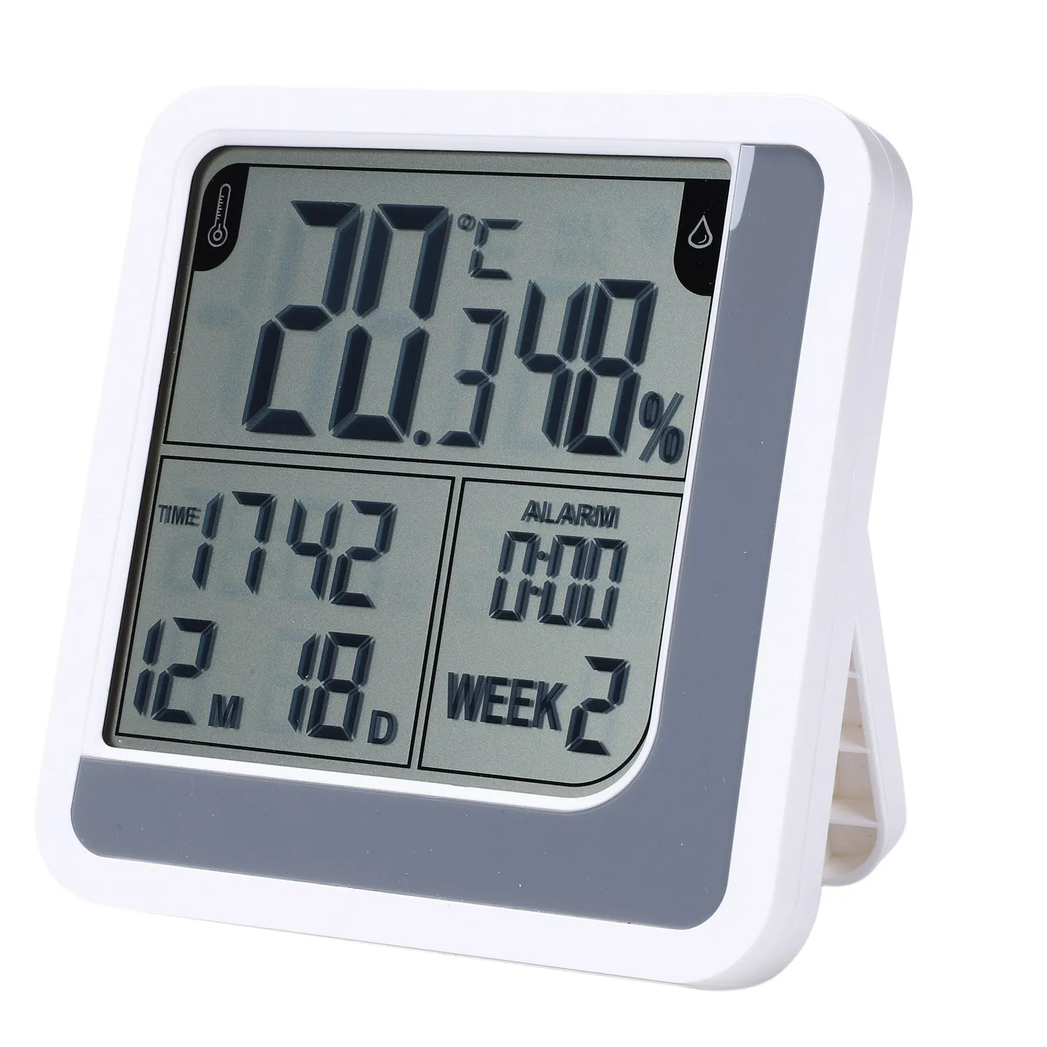 Multi function будильник крытый и открытый цифровой электронный Температура гигрометр