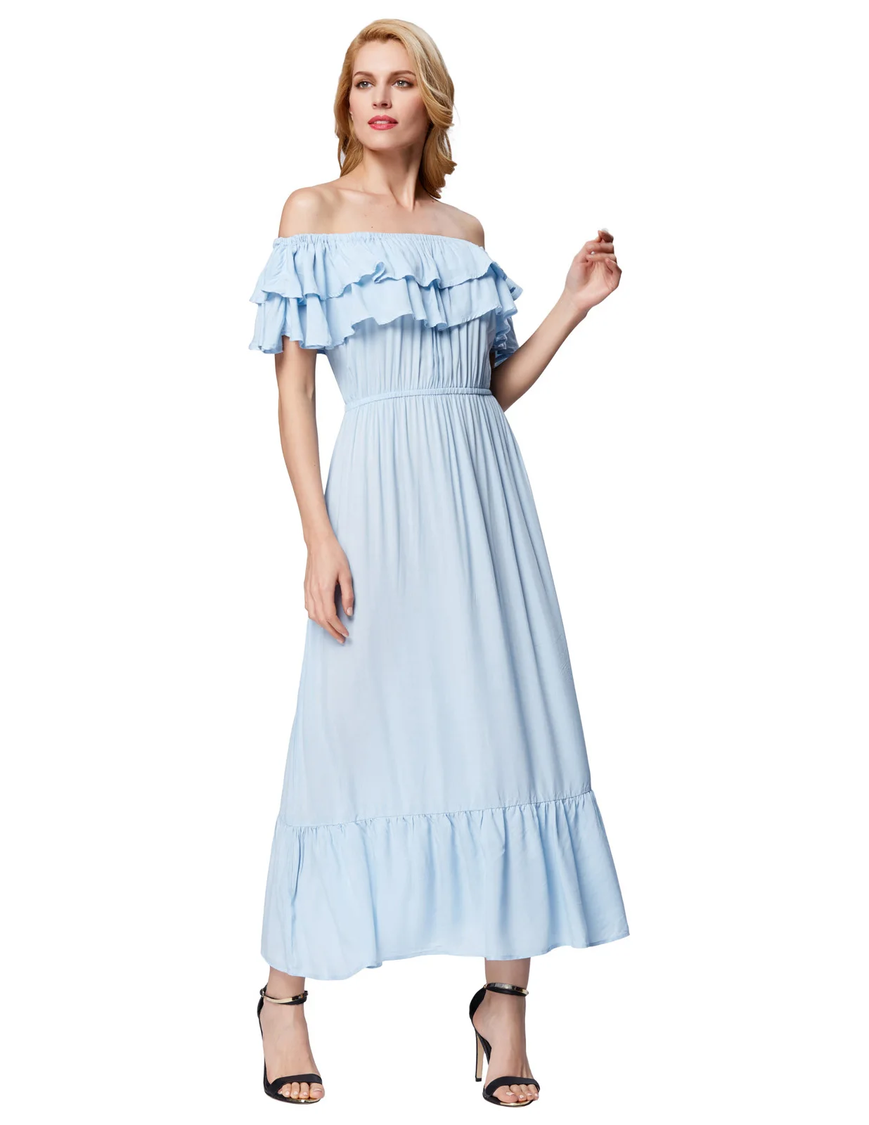 GK пикантные женские без рукавов с открытыми плечами платье эластичным поясом