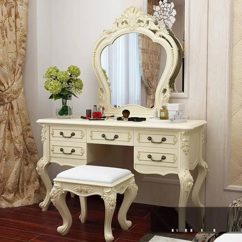 Coiffeuse Avec Miroir Tocadore Para El Dormitorio Европейский деревянный кварто мебель для спальни