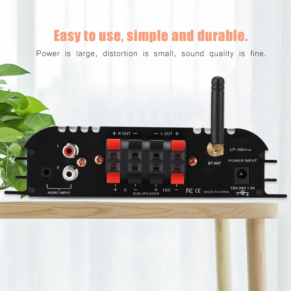 Горячий ламповый усилитель BT 2 1 цифровой мощности Hi-Fi аудио стерео (ЕС вилка 110-240
