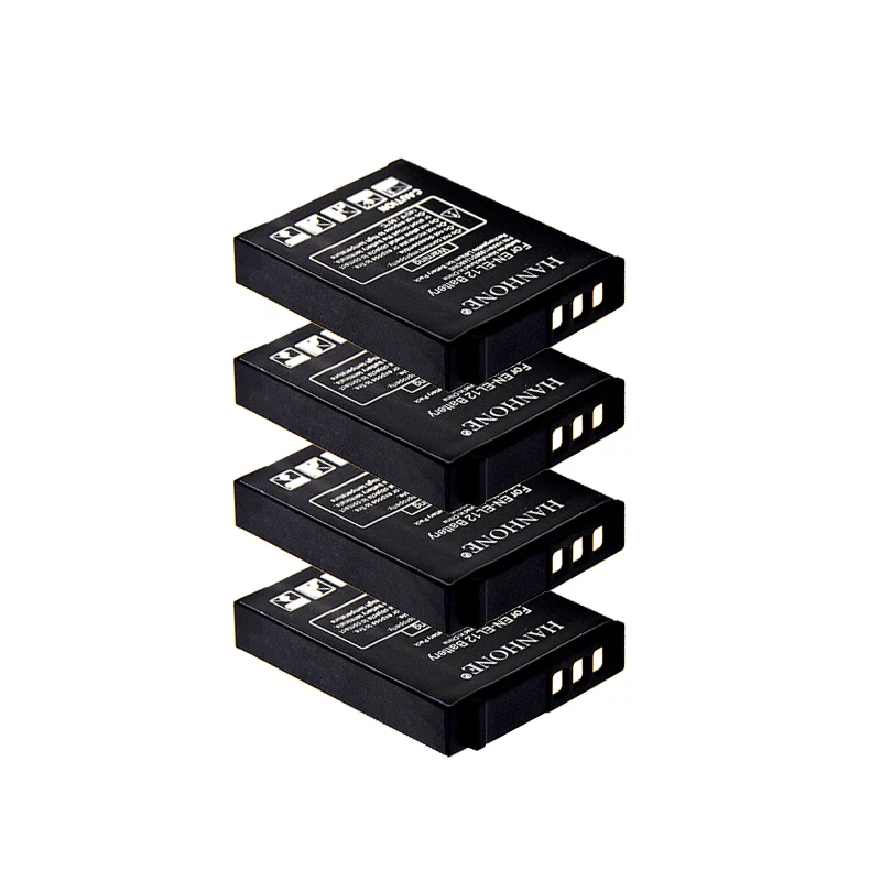 4 шт. 1900 мАч EN EL12 ENEL12 для Nikon Coolpix S9700 A900 S6000 W300 AW120 S9500 AW130 S9600 AW110 S9100 S9900 аккумулятор