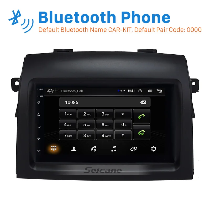 Автомагнитола Seicane на Android 9 1 мультимедийный проигрыватель для Toyota Sienna 2004 2005 2006 2007