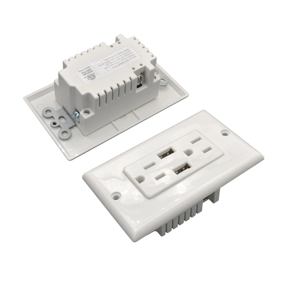 5 В/2.4A американская стандартная розетка 2 usb-порта голосовое дистанционное