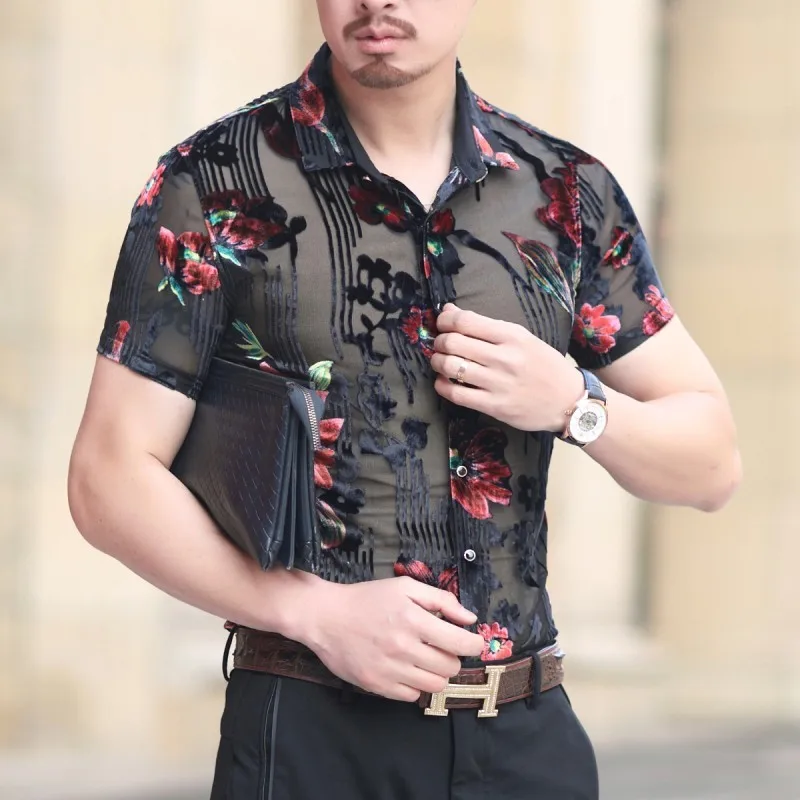 Новинка 2019 года сезон весна короткий рукав облегающая пикантная прозрачная