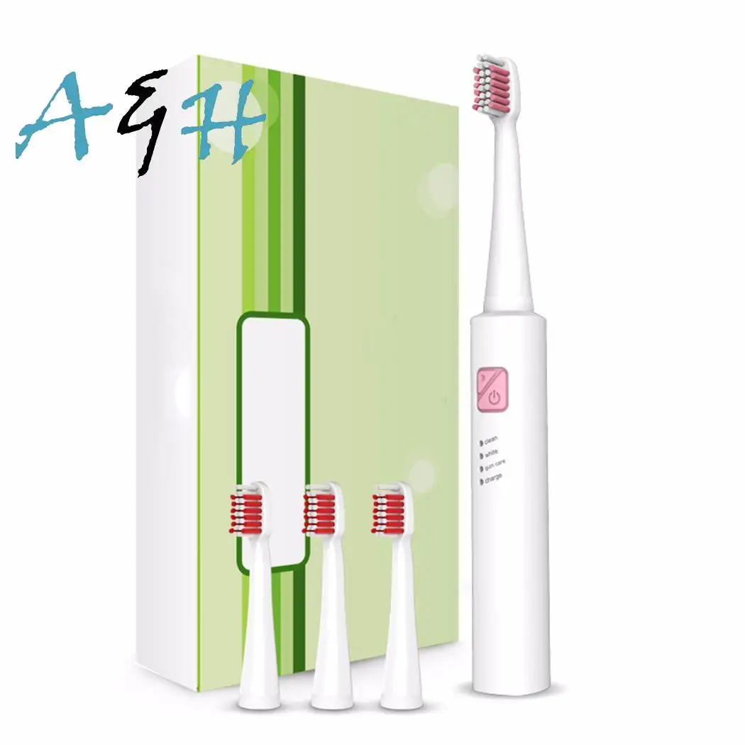 Ультра звуковая электрическая зубная щетка USB Зарядка перезаряжаемые зубные