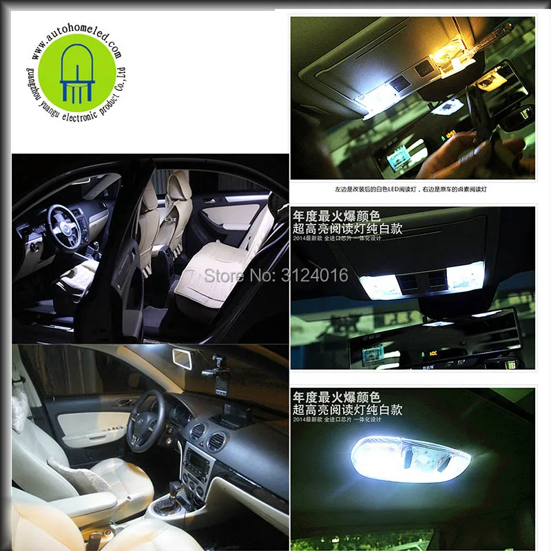 Потолочный светодиодный светильник dahosun 48SMD для Skoda Superb Octavia Yeti потолочный чтения