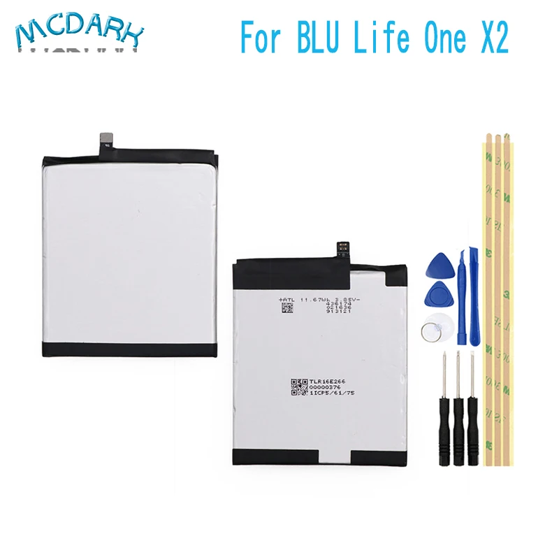 3000 мАч аккумуляторы высокой производительности для BLU Life one X2 Батарея TLR16E266