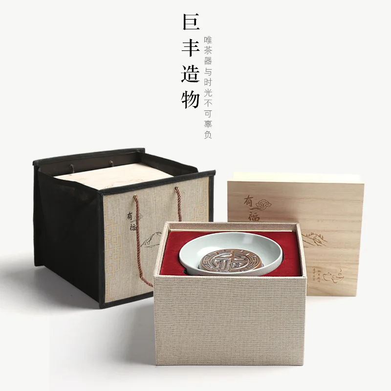 Ru черная керамика Питер Джексон Кинг Конг Песочная глазурная кастрюля с двумя