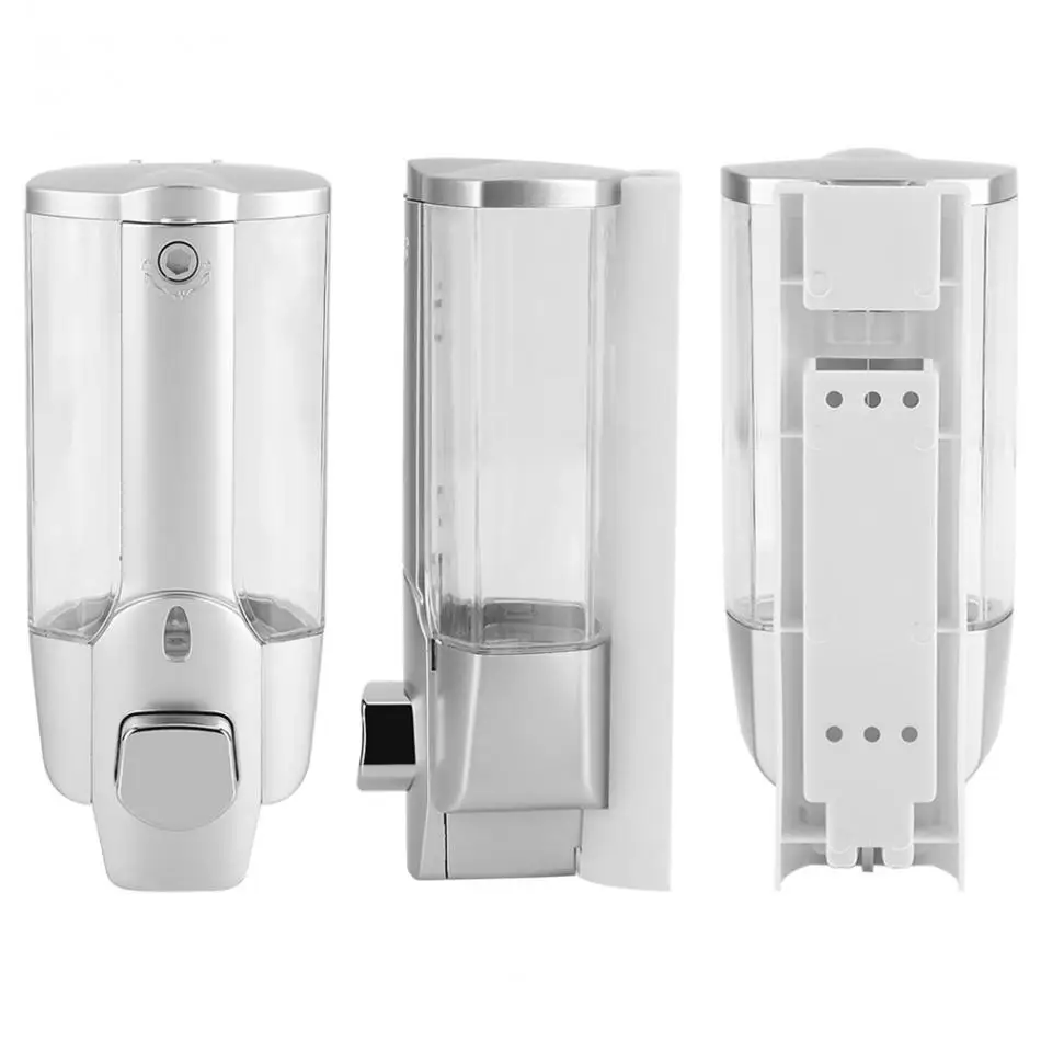 

350ML Liquid Soap Dispenser Wall Mount Sanitizer Dispensador for Bathroom/ Kitchen Hand Soap Dispensers Accessories Holder