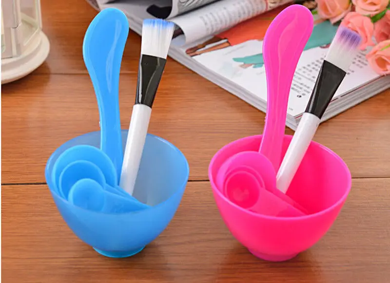 DIY Homemade 6in1 Makeup Beauty Facial Face Mask Bowl Brush Spoon Stick Tool Set | Красота и здоровье