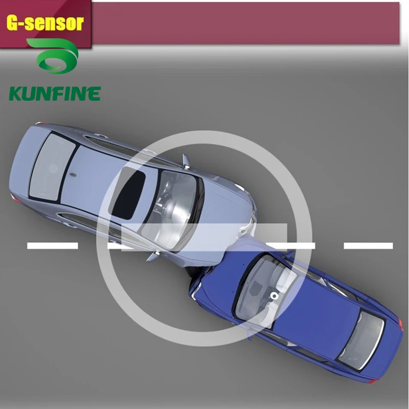 KUNFINE 3 &quot1080P запись видеорегистратор Автомобильный Камера заднего вида две