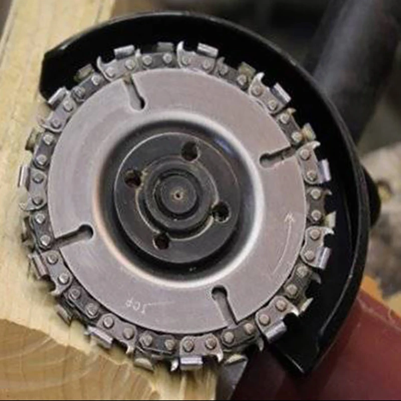 Новый Прочный 4 дюйма шлифовальник диск и цепи 22 зуб четкий вырез набор для 100/115