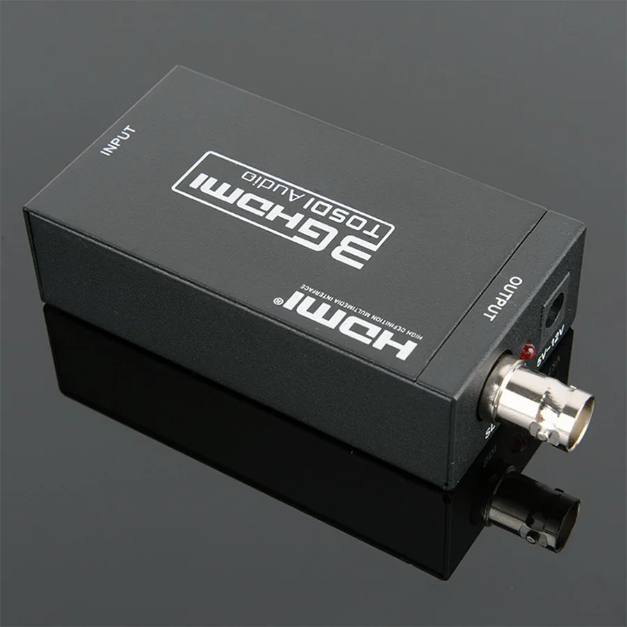 Конвертер HDMI в SDI 10 шт. 1080P MINI 3G с коаксиальным аудиовыходом для домашнего