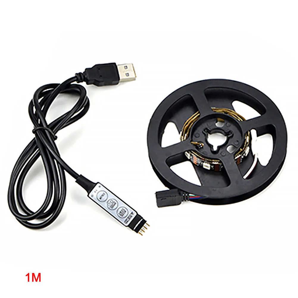 USB 1-5M RF Controler Flexible LED Tape Waterproof RGB Stripe Light Home Decorative TV Backlight RFID Blocking | Лампы и освещение