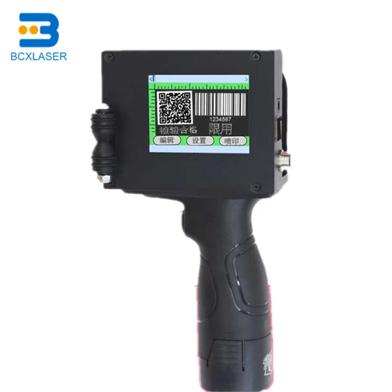 Миниатюрные ручные струйные принтеры для пластиковой коробки металла дерева |