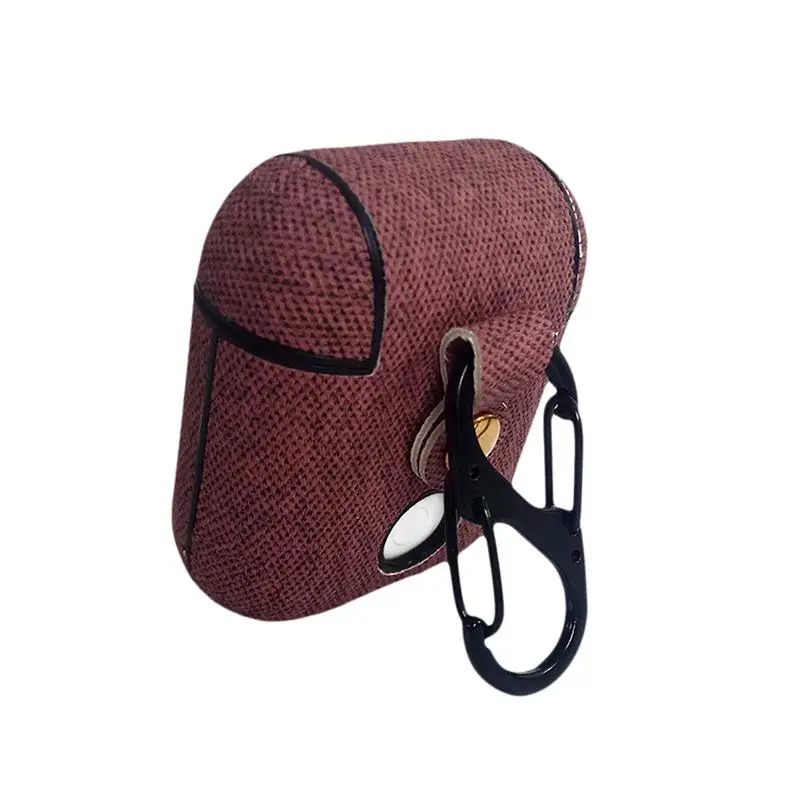 For Airpods Protective Case Wireless Bluetooth Headset Box Charging Bag Leather Earphone Cover Shell | Электроника