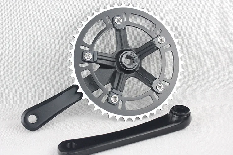 Набор кривошипов с фиксированной передачей 48T алюминиевый комплект для