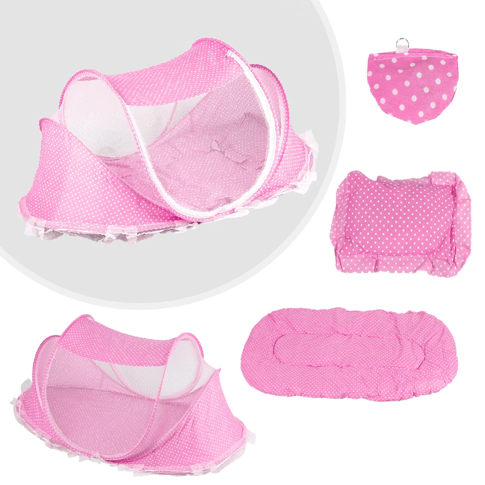 Детская кроватка детская кровать с коврик на подушку набор портативная складная