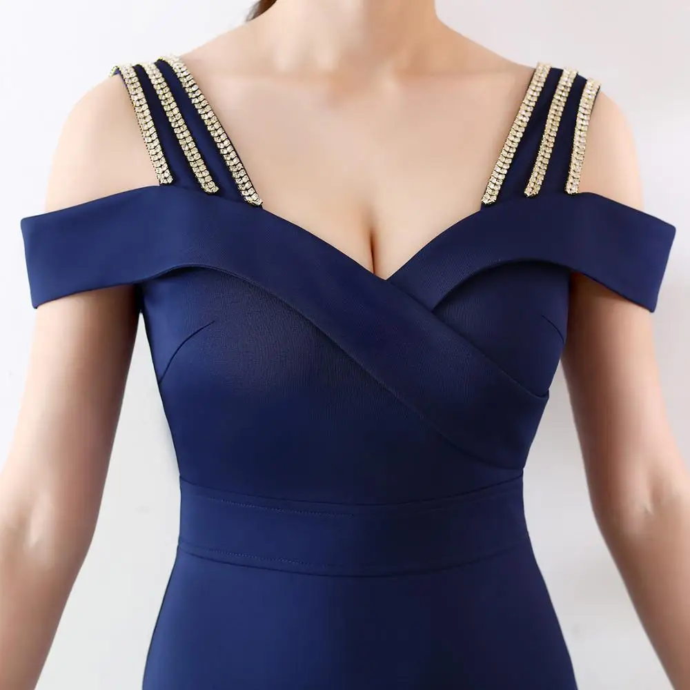 Robe De Soiree Longue 2018 милое Короткие рукава Русалка атласное длинное вечернее женское