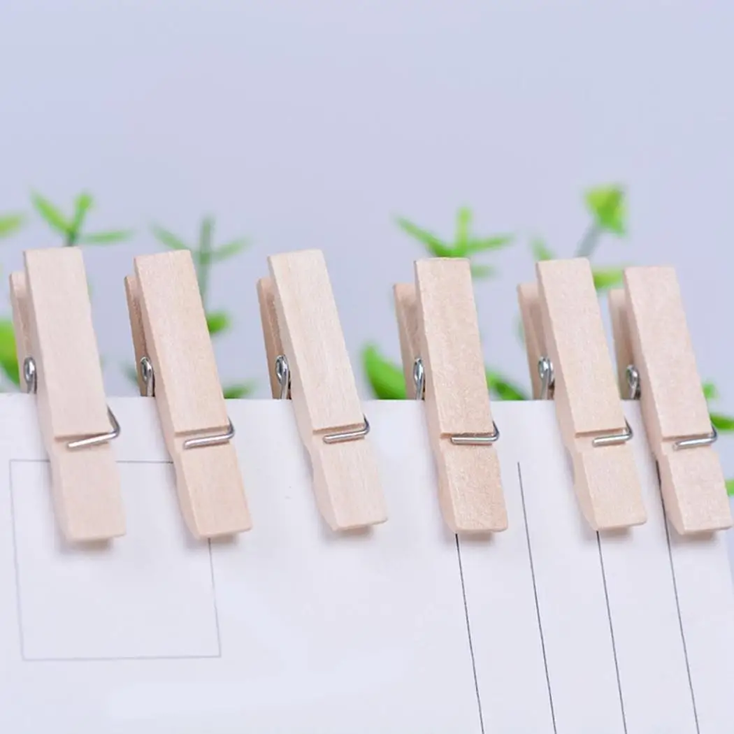 Мини DIY деревянный ремесло свадьба висит 0 5 г фото маленькая сумка зажимы