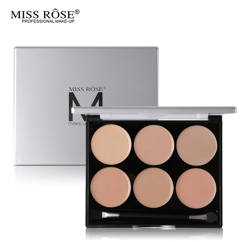 Miss Rose основа для макияжа лица 6 цветов консилер палитра базовый корректор