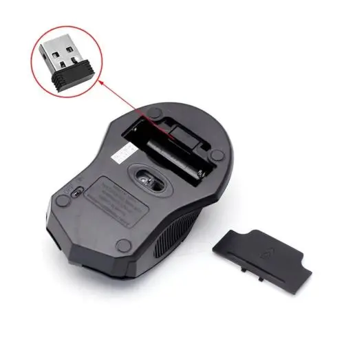 Беспроводная USB оптическая мышь 2000 точек/дюйм тонкая 2 4G беспроводная Wifi 10m