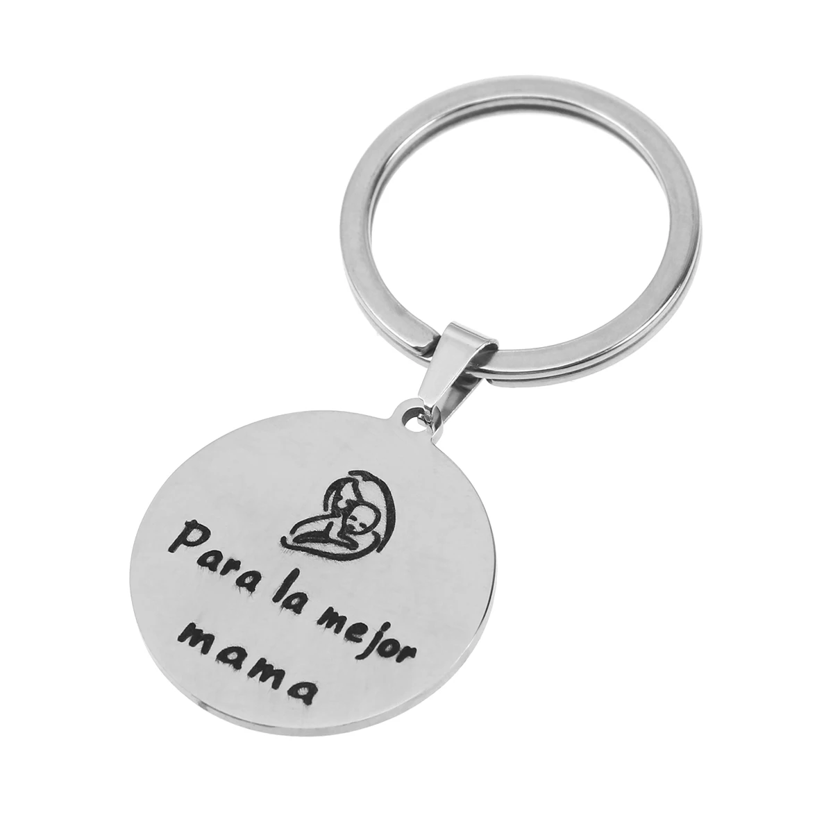 1 шт Para La Mejor Mama Mom брелок на день рождения День благодарения подарок матери из