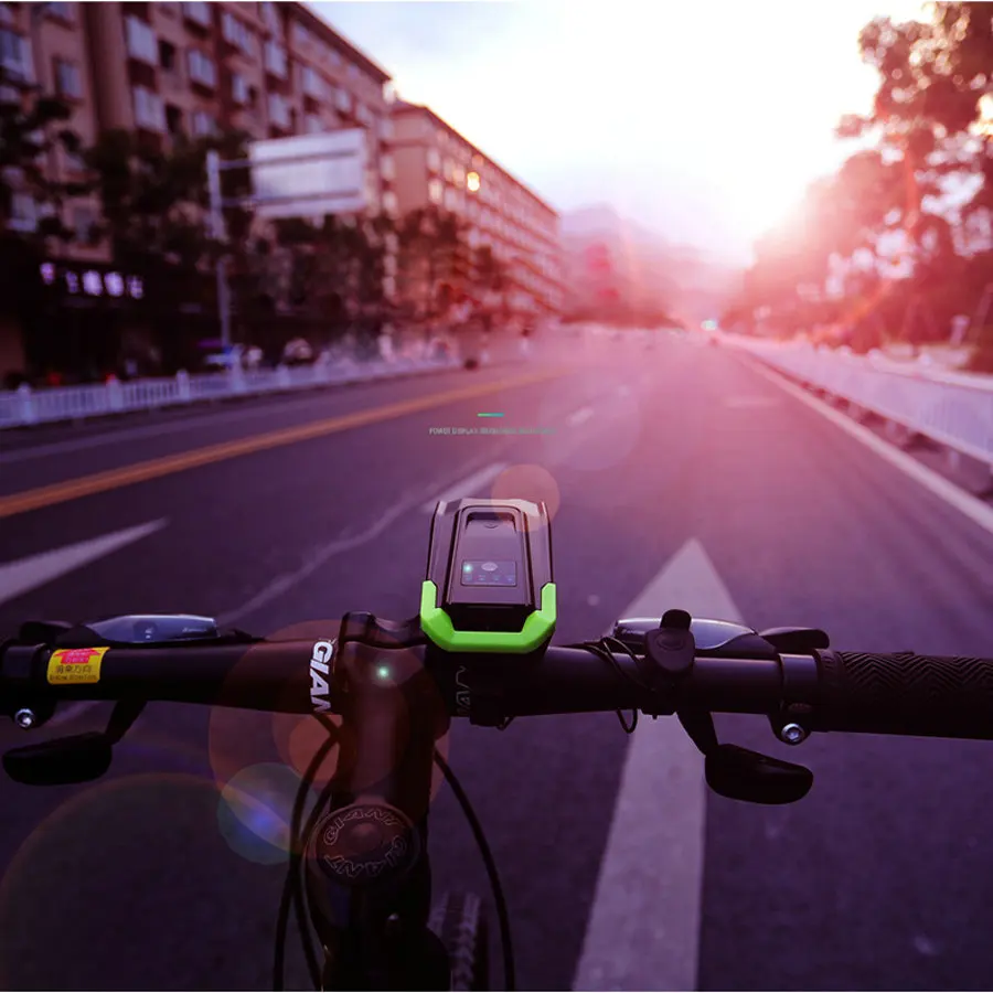 4000 мА/ч велосипедный светильник вспышка индукционный передний перезаряжаемый