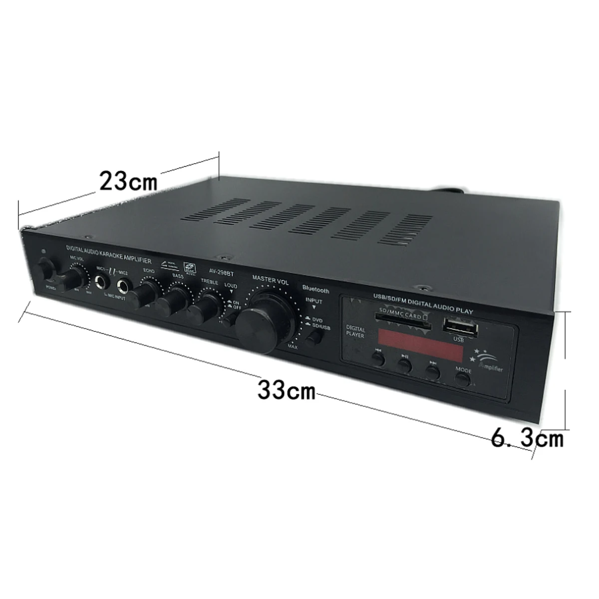 720 Вт 5 каналов bluetooth HiFi стерео объемный звук усилитель светодиодный цифровой