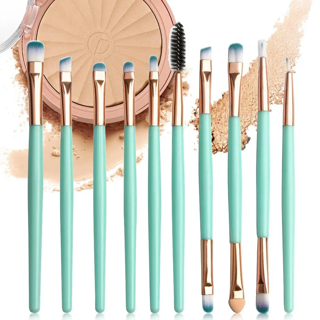 10 шт./компл. макияж глаз тени для век Китая и Уход за лошадьми бровей