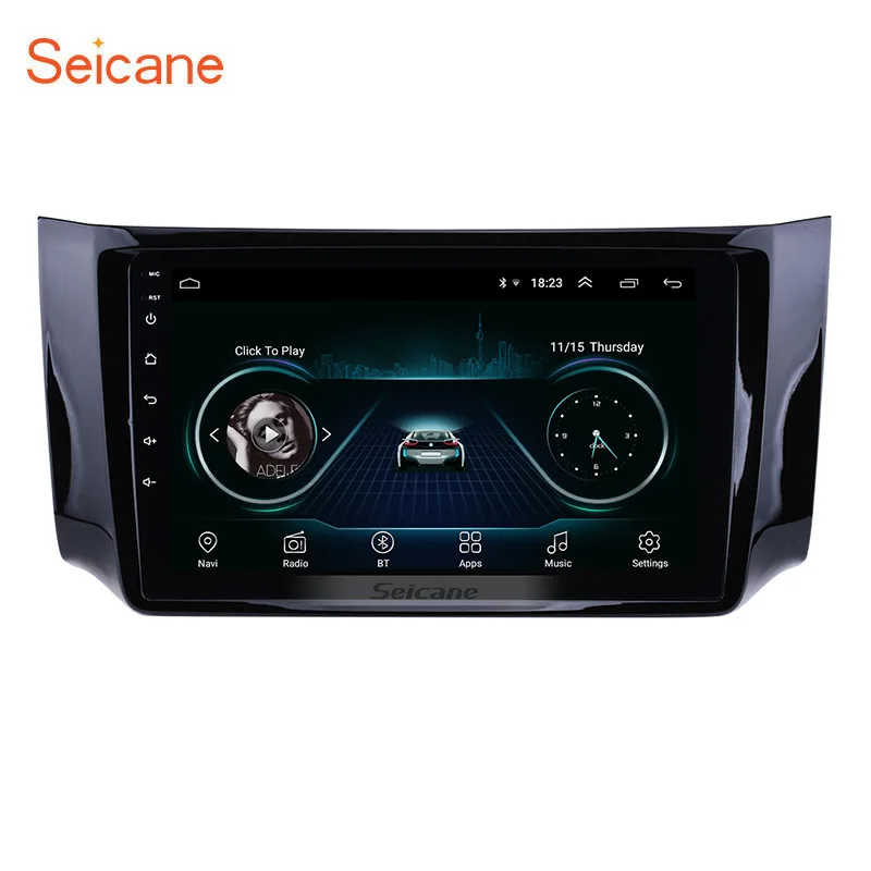 Seicane Автомобильный GPS Navi 10 1 &quotHD Android 8 тачскрин радио Bluetooth для NISSAN SYLPHY 2012-2016