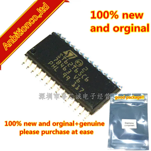 5 шт. новинка 100% оригинальный ST62T65C6 ST62T65CM6 SOP28 8 битный OTP/EPROM MCUs с A/D преобразователем
