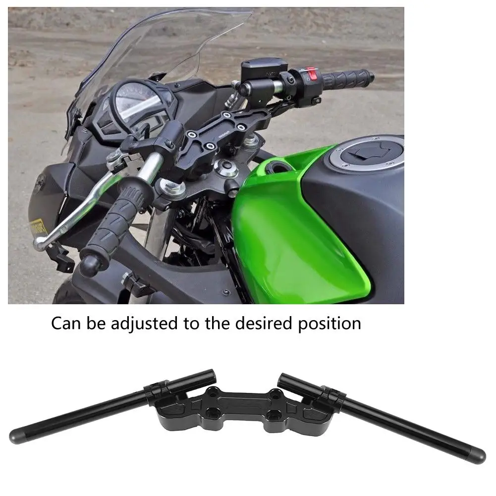 Набор пластин и рулей с креплением для Kawasaki Ninja 650R ER 6F 2006 2016 CNC алюминиевый