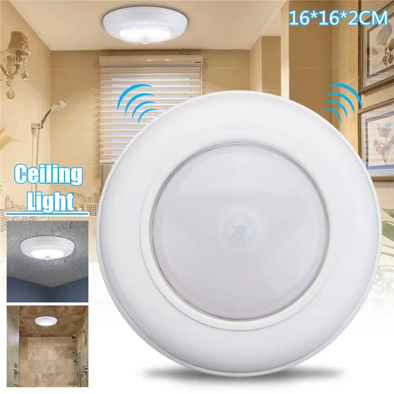 Инфракрасный потолочный светильник с 17 светодиодными датчиками питанием от