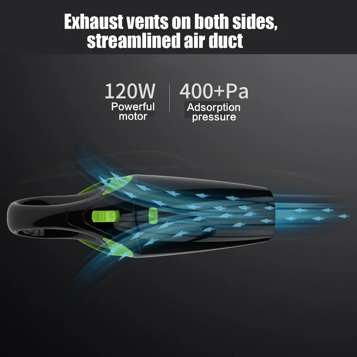 Портативный Ручной пылесос с зарядкой от USB беспроводной автомобильный домашний