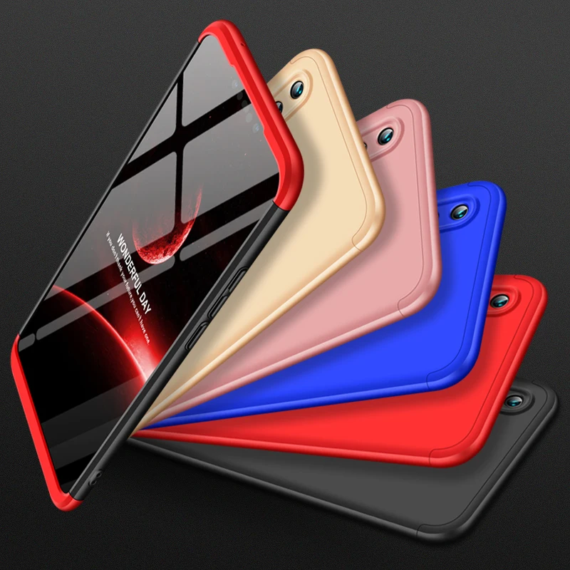 For Huawei Nova3i P Smart Plus Case Tempered Glass With 360 Full Body Hybrid Hard Cover 2020 | Мобильные телефоны и