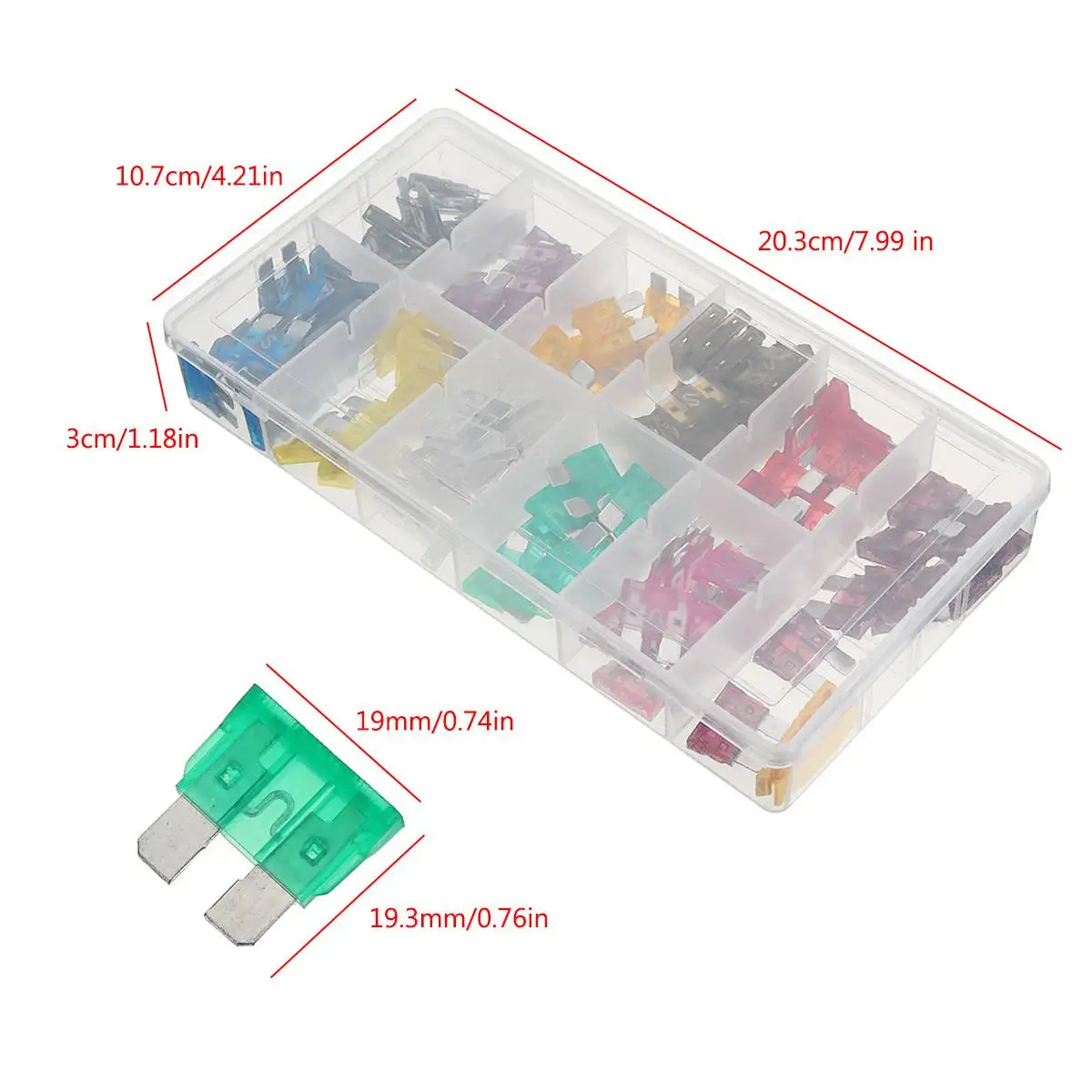 140 шт. ATO/APR/ATC стандартный набор предохранителей с лезвием ассортимент Авто
