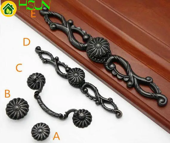 2 pcs 1pc 3.75'' 5'' Drawer Knobs Pulls Handles Dresser Bail Drop Rustic Kitchen Cabinet Pull Knob Door Handle Back Plate|Ручки
