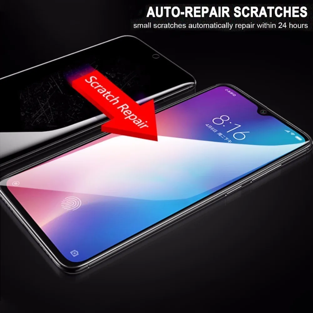 10D Защитная пленка для Xiaomi Mi 9 9SE Redmi Note 5 6 7 8 t Pro Защита экрана 0 1 мм Гидрогелевая