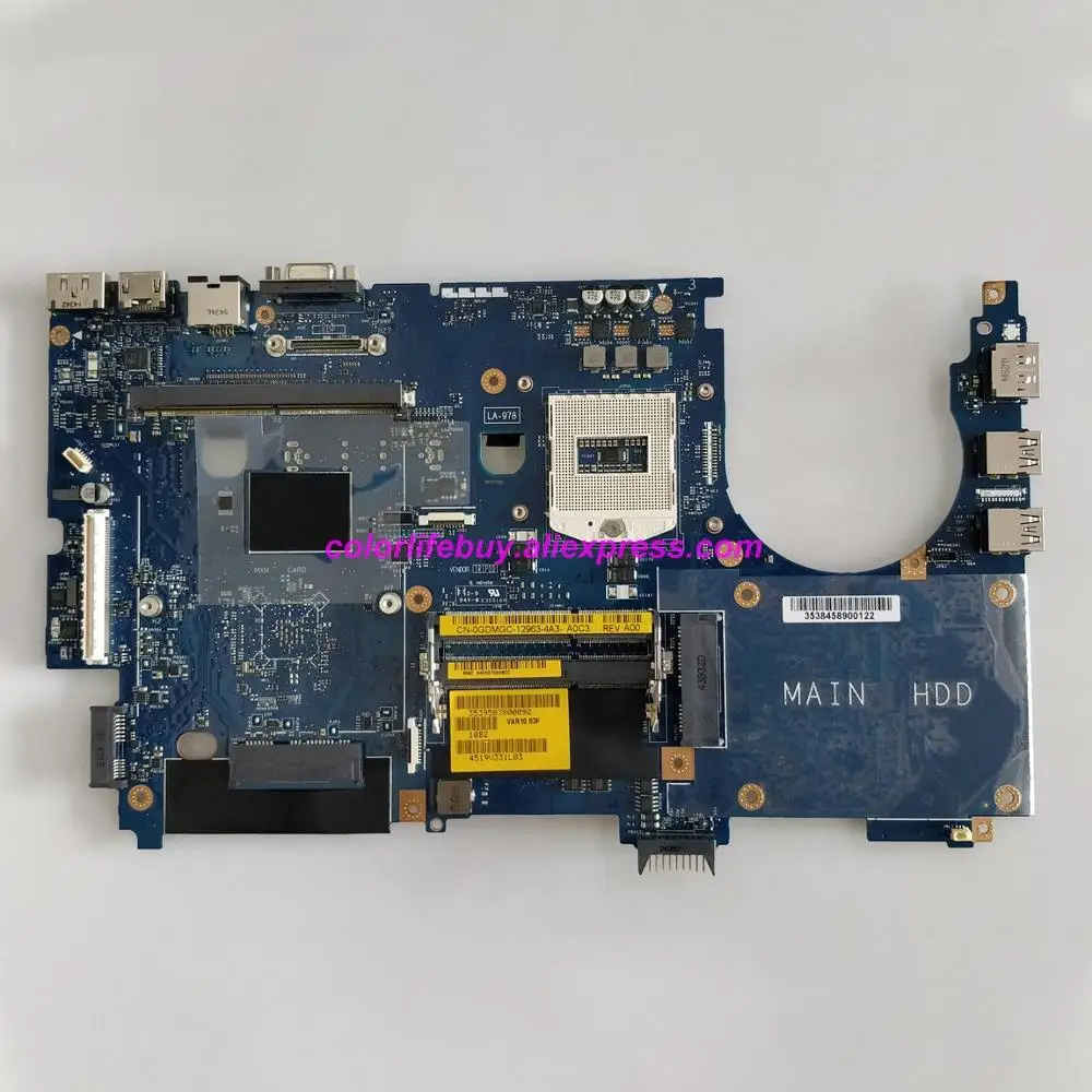 Натуральная GDMGC 0GDMGC CN-0GDMGC PGA947 VAR10 LA-9782P ноутбук материнская плата для ноутбука Dell Precision M6800 Тетрадь ПК