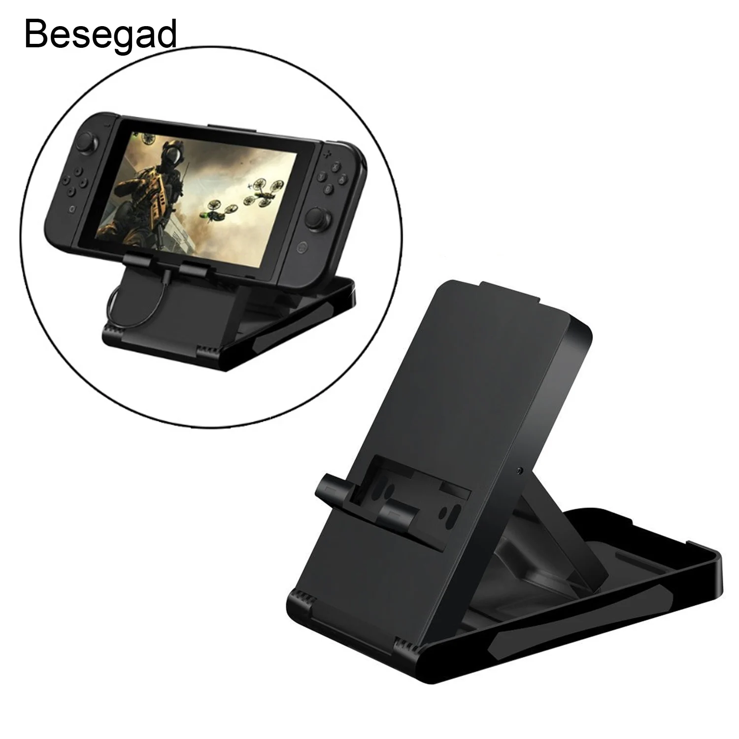 Bevigac портативный Настольный держатель Play Stand w/Multi Угол обзора для Nintendo Navy