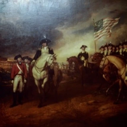 Капитуляция Cornwallis John Trumbull -1756 1843 американский плакат печать -24x36 Таблички | Таблички и знаки -32912758802