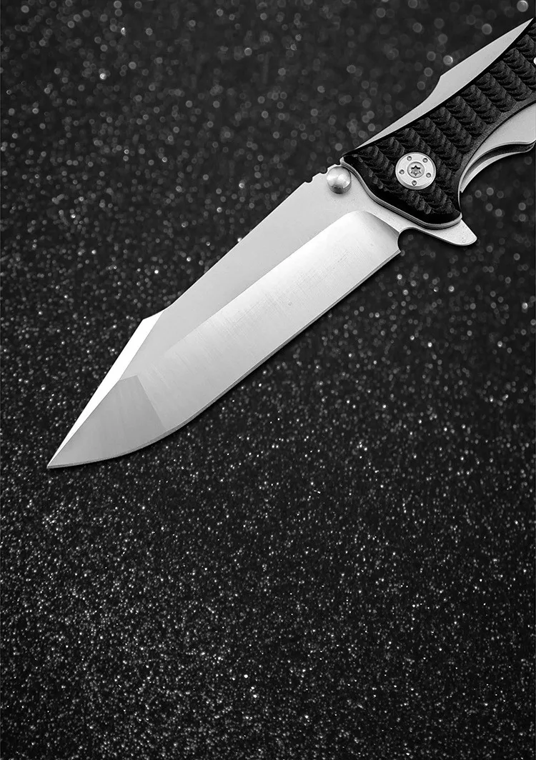 Высококачественный складной нож zt0393 440C Лезвие G10 + стальной шариковый подшипник