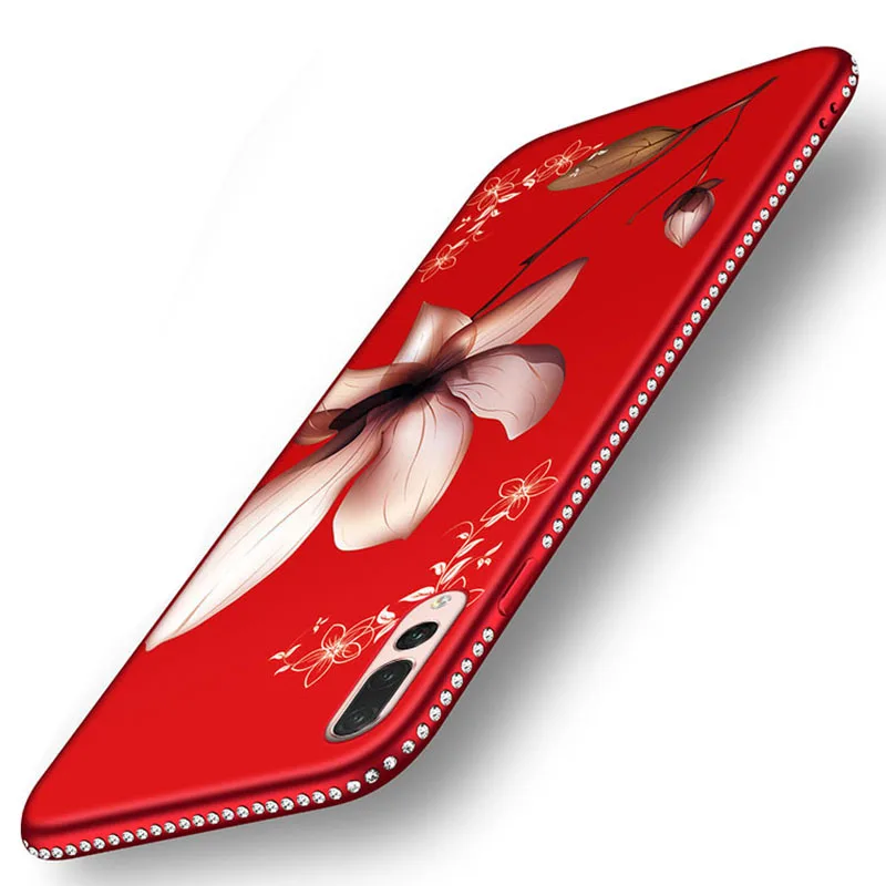 3D чехол с тиснением для huawei Honor 8 Lite 10 8x 8c 7x 7a 7c 9 Pro V10 V9 5A 6A 5X 6X 7X GR5 2017 играть букетом