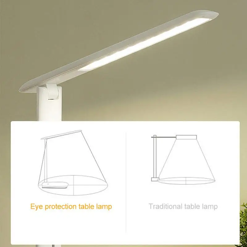 Светодиодный настольная лампа с беспроводной зарядки по стандарту QI USB