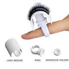 Устройство для ресниц GLAMLASH, 1 комплект, U-образное кольцо с клейкой пластиной, держатель для ресниц для наращивания