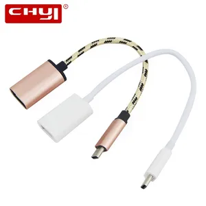 CHYI розовое золото Тип-C 3,1 USB 3,0 OTG концентратор высокой Скорость мини USB разветвитель адаптер для Macbook Pro PC Аксессуары для смартфона