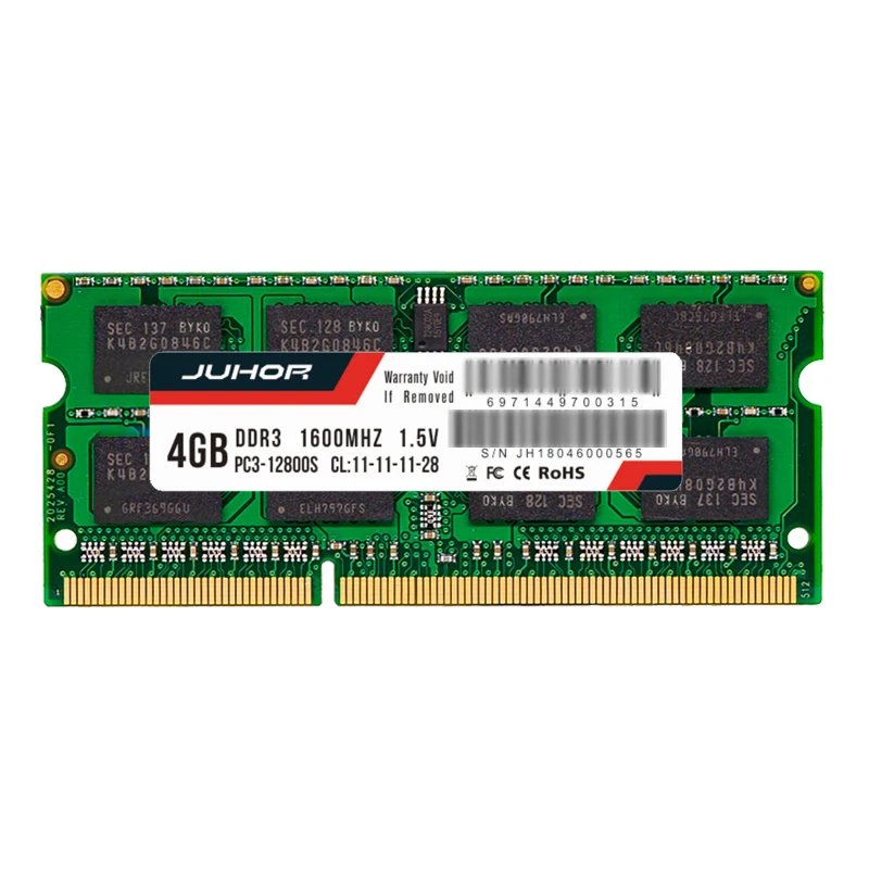 Juhor Ddr3 4G 1 5 V 204 Pin Ram память для ноутбука (1333 МГц) | Компьютеры и офис